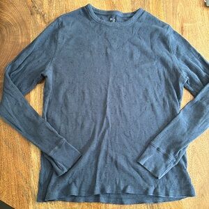 Blue Gap Waffle Knit Long Sleeve Tee
